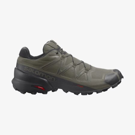 Salomon SPEEDCROSS 5 Mens Trail Running Shoes Olive | Salomon South Africa